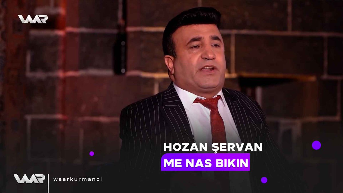 Eger hûn me nas nakin; bila Hozan Şervan bibêje bê em kî ne û em jî bibêjin