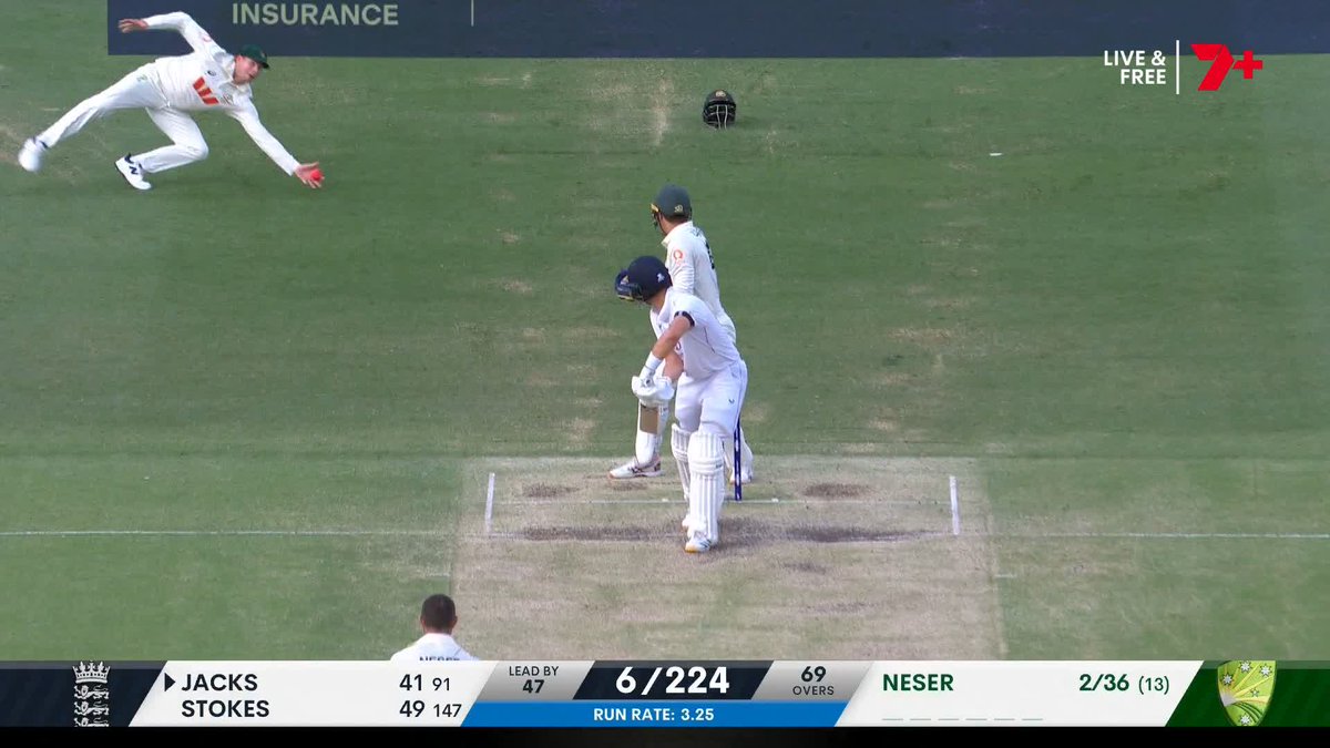 STEVE SMITH DOES IT AGAIN! That is an unbelievable catch!