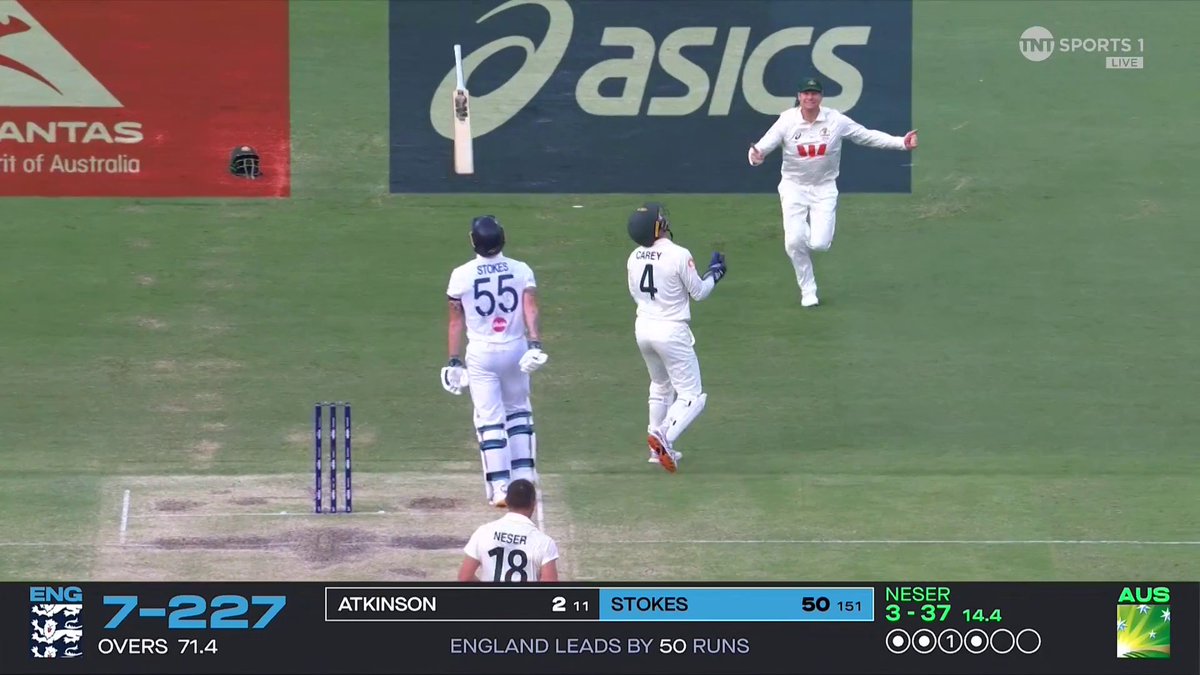 Ben Stokes is GONE ❌ Watch #TheAshes LIVE on TNT Sports and discovery+ 📺