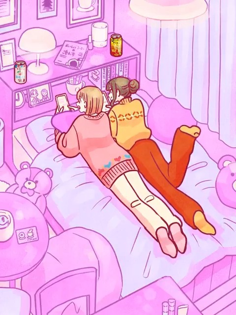 ❄︎あの日のほろよい❄︎ # 2「あの日の女子会」 ── 他愛もないおしゃべりが、心地よい。 2人だけの秘密が生まれる。 ──