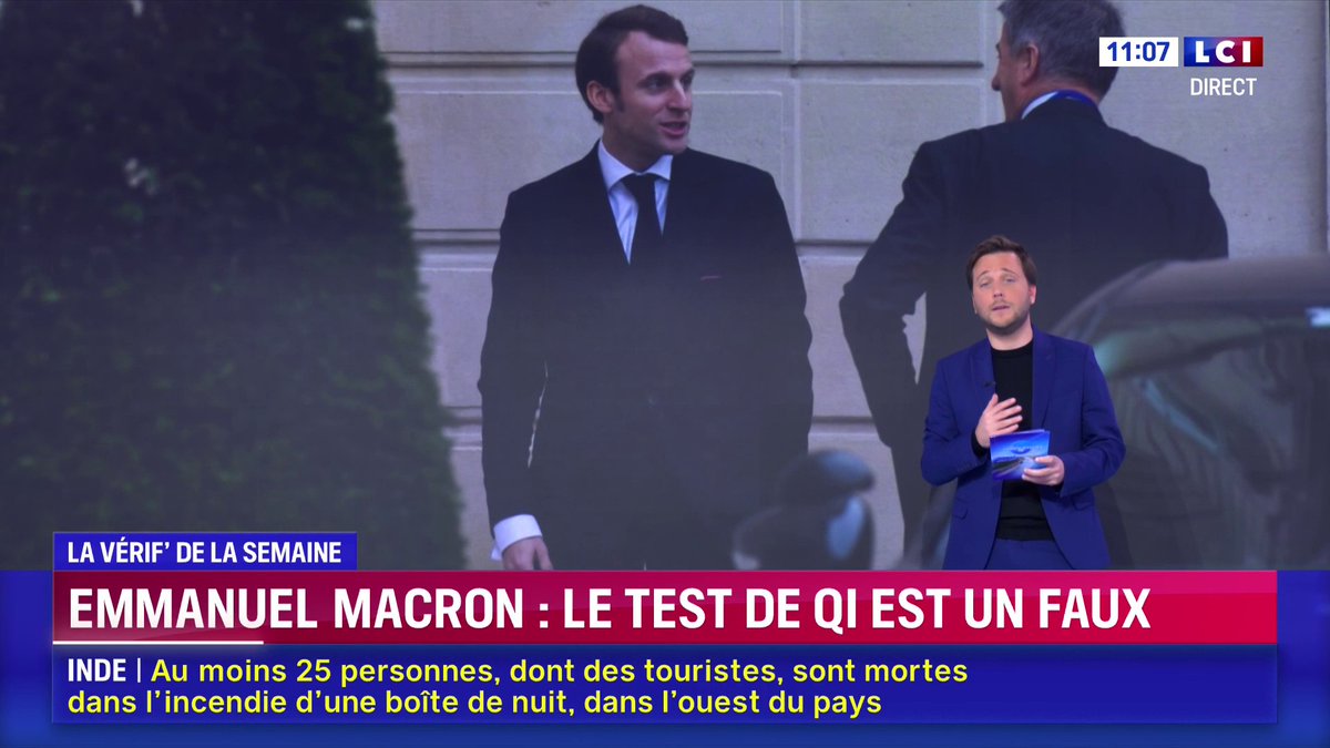 Un réseau de propagande pro-russe attaque Emmanuel Macron sur son QI : c'est la Vérif de la semaine de Jordan Ollivier avec verif_TF1LCI ▶️ Anne-Chloé BOTTET