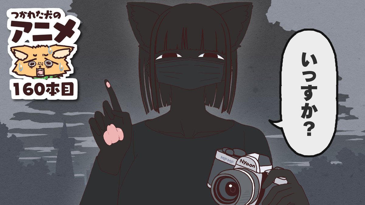 カメラマンだ！クロミちゃん 真っ黒な猫、クロミちゃんがとうとう本編に出てきますね～