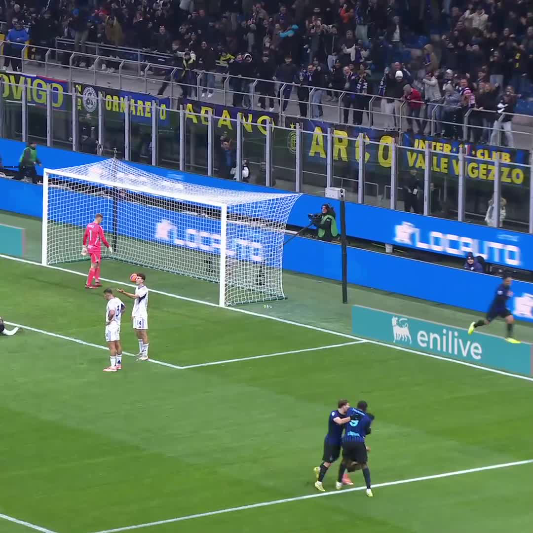 🇧🇷⚡️ Luis Henrique (23) with a brilliant assist for Inter! Lautaro Martinez also made a pass in the build-up then got into the box to score. 👏
