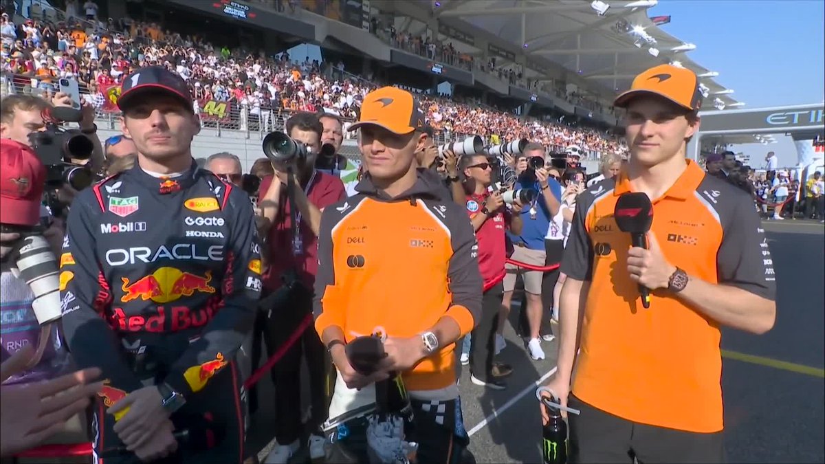 The title-chasing trio have one last chat before the the Decider in the Desert 👀