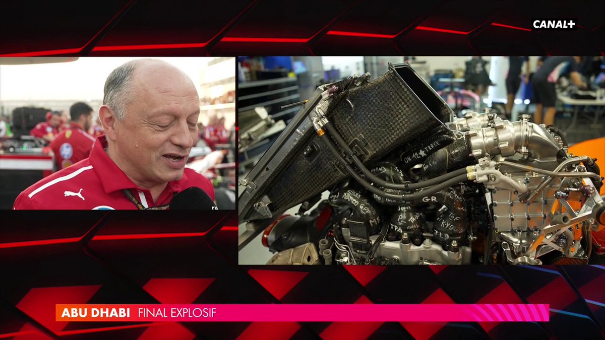 🎙️ "Renault, ça a été tout un chapitre de ma vie... J'ai un petit regret, en France, on n'est pas capable de se rendre compte de ce qu'on fait de bien." Les mots de Fred Vasseur avant le denier Grand Prix d'un moteur Renault en F1. #AbuDhabiGP #F1
