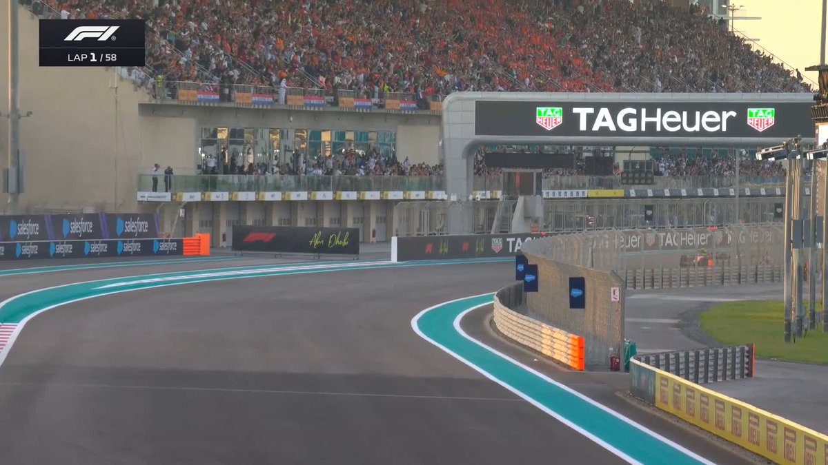 Fearless 💪 Here's that brilliant pass from Oscar! #F1 #AbuDhabiGP