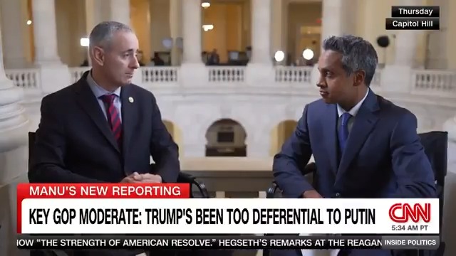 NEW: "Doing nothing is not an option": Swing-district Republican Rep. Brian Fitzpatrick sounds the alarm over the GOP’s affordability agenda, in an interview with Manu Raju #InsidePolitics
