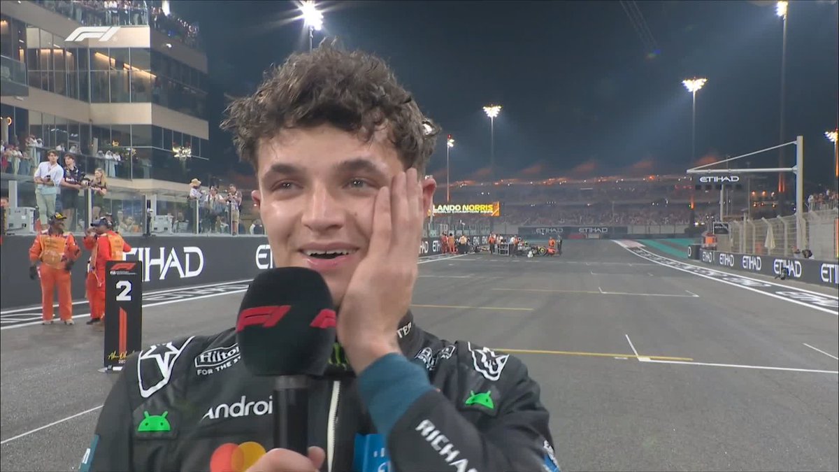 "We did it!" 💪 Pure joy from Lando 😁
