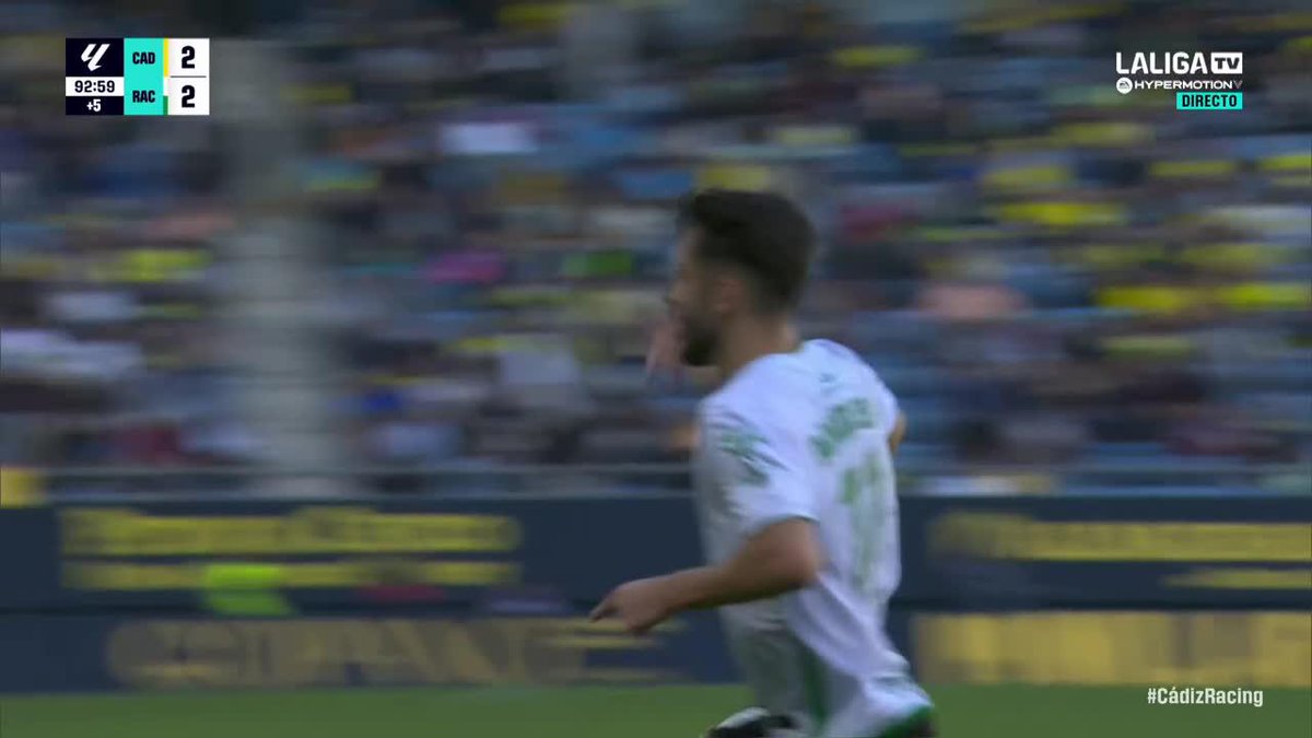¡𝑬𝒔𝒕𝒆 𝑹𝒂𝒄𝒊𝒏𝒈 𝒆𝒔 𝑷𝑼𝑹𝑶 𝑨𝑼𝑹𝑨!✨🟢⚪️ Andrés Martín se viste de héroe con un doblete agónico en el Nuevo Mirandilla🔥🔥 #LALIGAHYPERMOTION