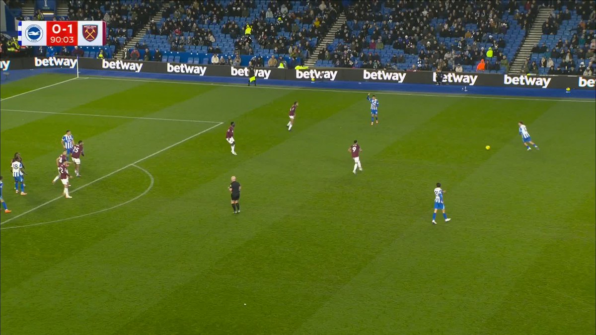 Georginio Rutter has equalised for Brighton in the 91st minute 🤯