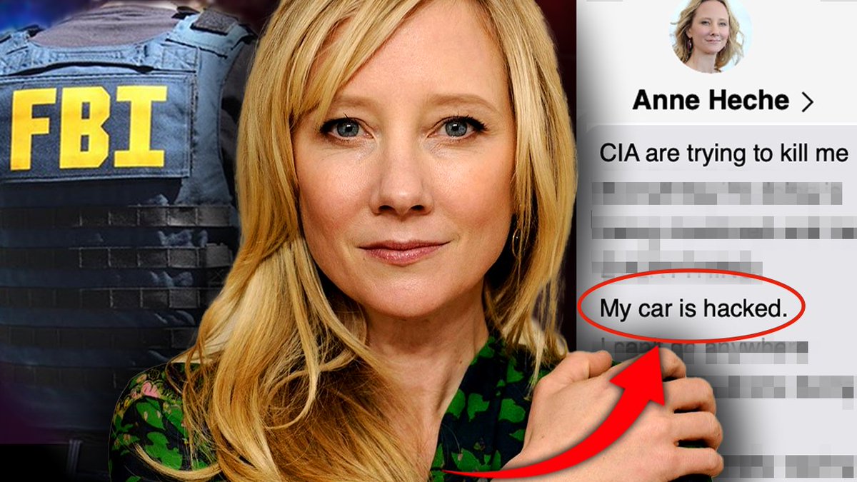 CIA Files: Anne Heche's Car Was Hacked To Cover Up Hollywood Trafficking Ring What really happened to Anne Heche? And who or what was controlling her car that day?