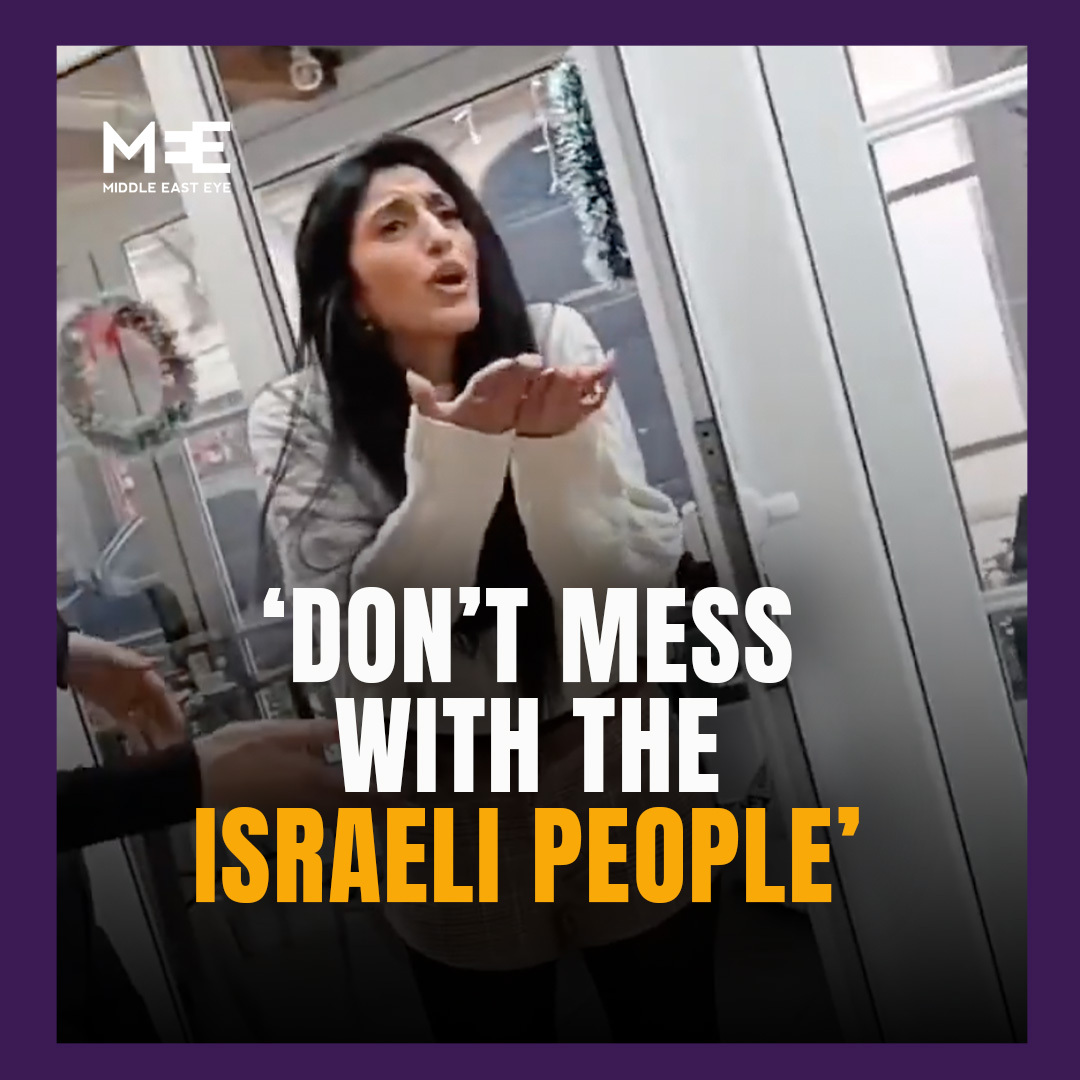 “Don’t mess with the Israeli people" In a video circulating on social media, an Israeli tourist in the southern Italian port town of Brindisi spits and swears at a group of Italians who expressed their support for Palestine, threatening to kill them and calling them "stupid"