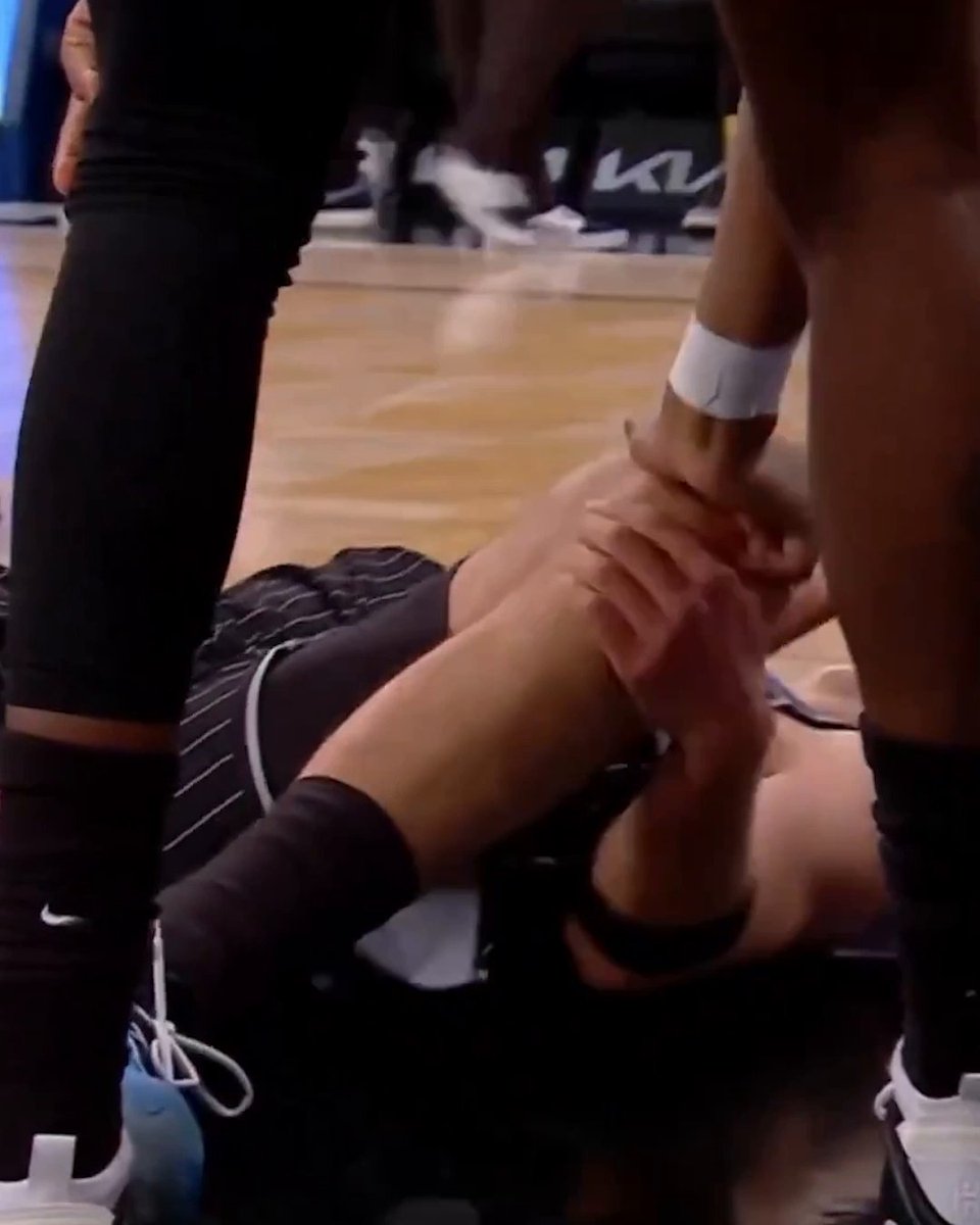 Scary Franz Wagner injury. The Magic said Franz Wagner suffered a lower left leg injury and he is out for the remainder of the game. He will be re-evaluated upon the team’s return to Orlando.
