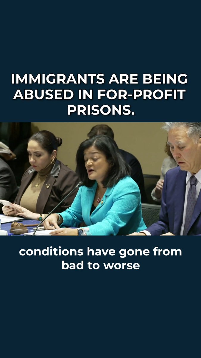 Terrible overcrowding. Unsanitary facilities. Long waits for urgent medicare care. Inedible food. These are the awful and inhumane conditions that immigrants face in Trump’s private immigration prisons. I’m demanding immediate oversight and accountability.