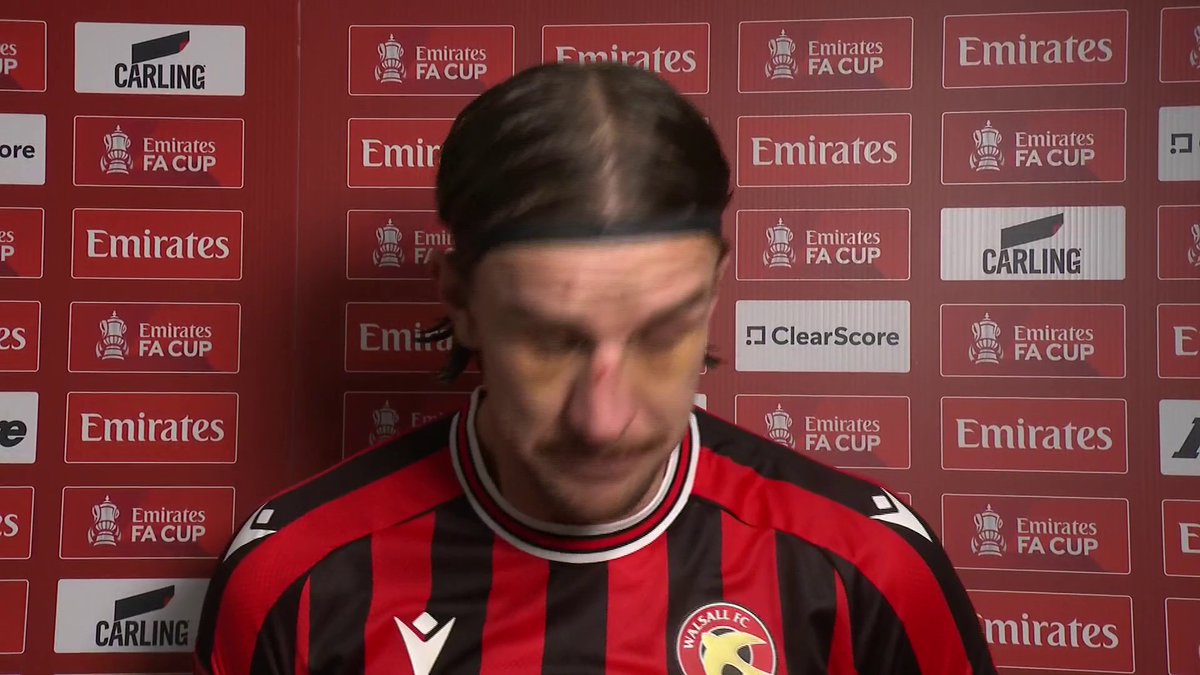 "In the hat for the next round, that's the most important thing" 🏆 Walsall's goalscoring centre half Aden Flint reflects on their victory over Gateshead that puts them in Round 3. 📺 TNT Sports &amp; discovery+ UK