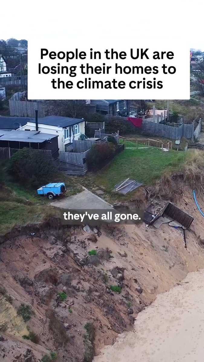 “What do I do now for a home? I'm homeless.” Hemsby is collapsing to the climate crisis and government inaction. Yet the people who did the least to cause this are paying the price. We're taking legal action to force Starmer to step up:
