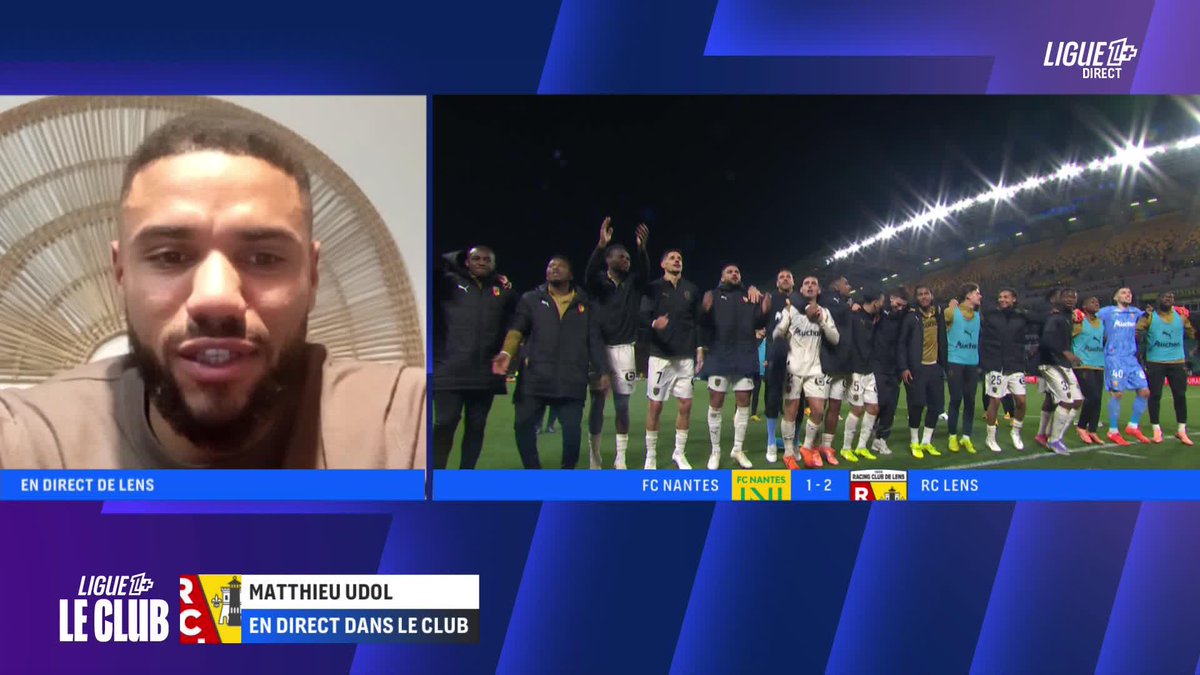 "Être leader à ce stade nous permet de rêver grand" 💬 𝑴𝒂𝒕𝒕𝒉𝒊𝒆𝒖 𝑼𝒅𝒐𝒍 est en live dans Le Club Ligue 1+ pour parler des nouvelles ambitions lensoises 🔴🟡 Racing Club de Lens