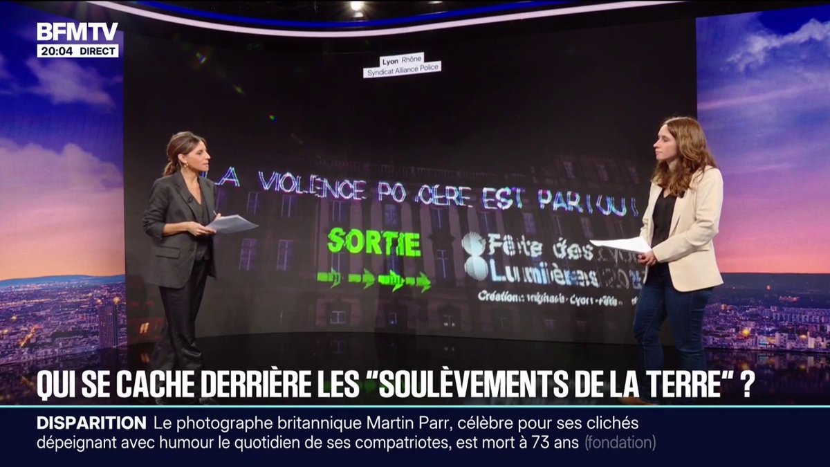 Messages anti-police à Lyon: qui se cache derrière les "Soulèvements de la Terre" ?
