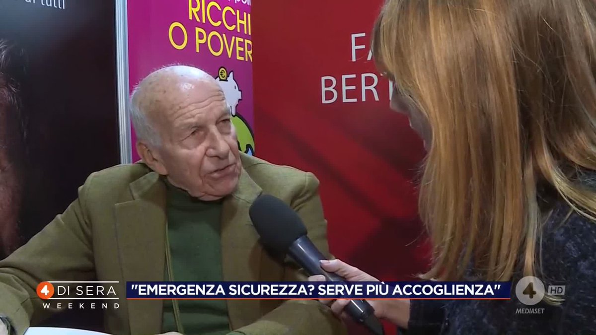 "Emergenza sicurezza? Serve più accoglienza" Fausto Bertinotti a #4disera Weekend