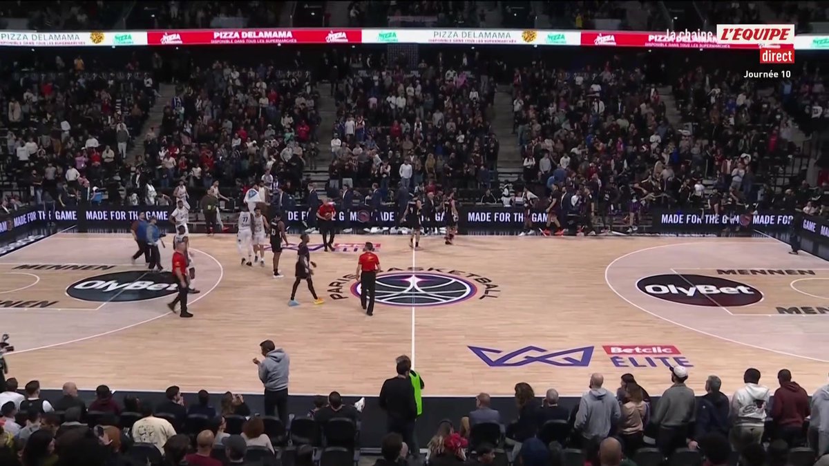Lourde victoire de Paris à domicile face à Saint-Quentin : 99-69 ! #lequipeBASKET