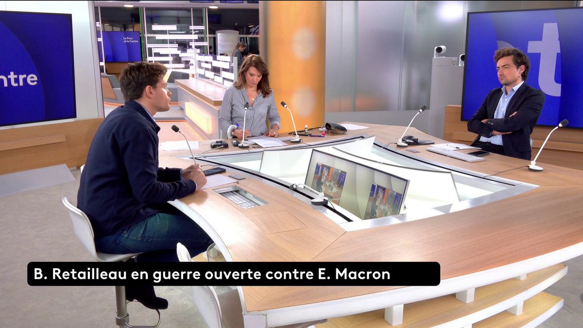 🔴 Droite : "Bruno Retailleau commet deux mensonges : appeler 'hold-up social' la suspension d’une réforme, et dire que ce gouvernement 'n’a jamais été autant à gauche'. Ce gouvernement est de centre droit, pas socialiste", tacle Nathan Devers. #LePourEtLeContre #canal16