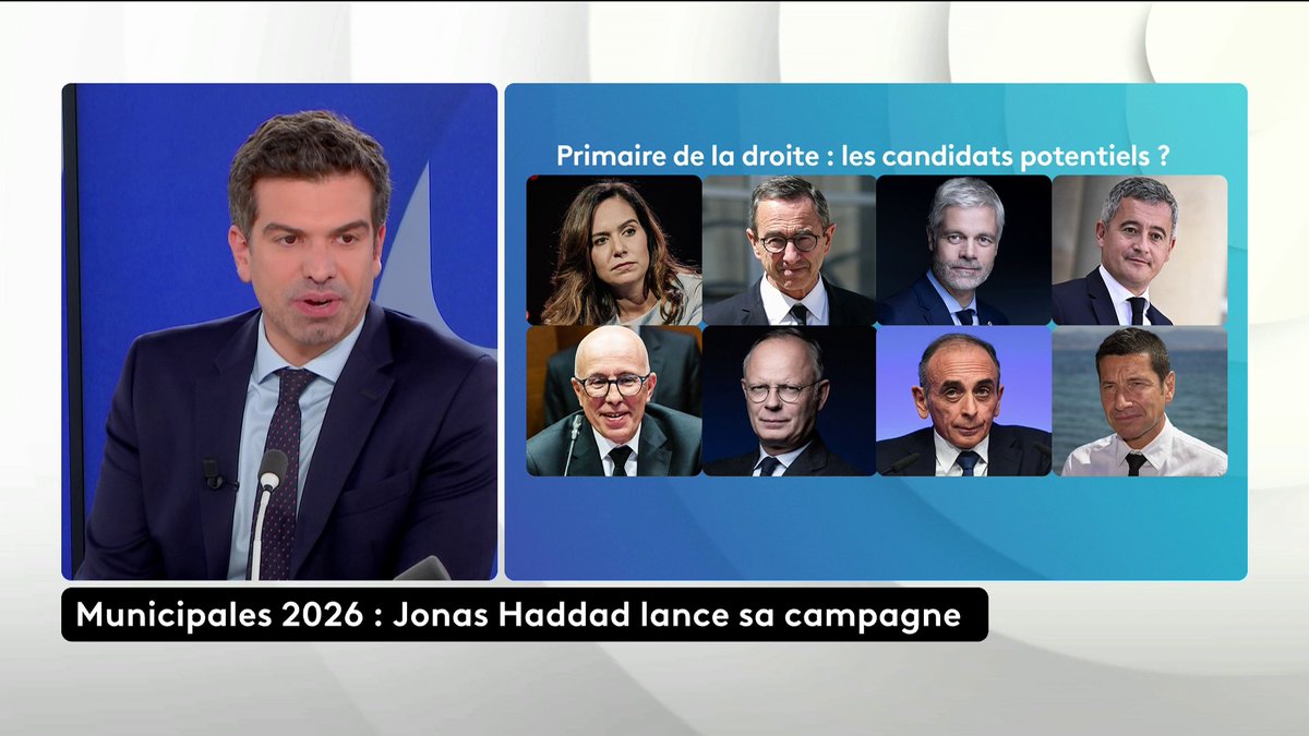 🔴 Primaire à droite : "Quand on fait une primaire, on s’engage à soutenir celui qui la gagne. Imaginer Attal dans un meeting de Zemmour ou l’inverse n’a aucun sens", affirme Jonas Haddad, porte-parole adjoint de LR. #LePourEtLeContre #canal16