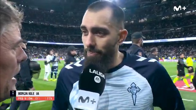"Ha habido alguna falta que a todos nos ha generado dudas. Se han desesperado más de la cuenta". Borja Iglesias, tras la victoria del Celta. 🎙️ Ricardo Sierra #LALIGAEASPORTS #LaCasaDelFútbol