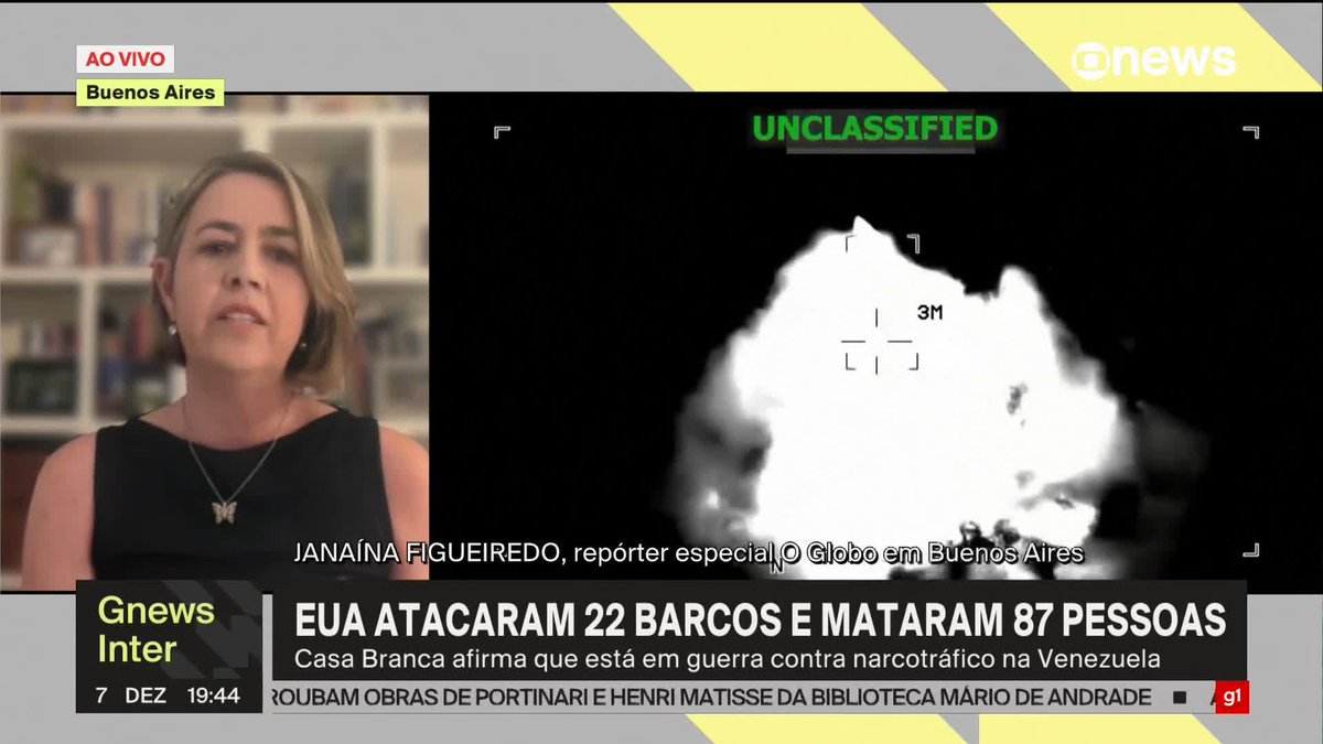Jornalista de O Globo diz que a sociedade venezuelana vive um estresse coletivo e que o governo de Madura enfrenta desaprovação. A Casa Branca afirma que está em guerra contra o narcotráfico na Venezuela. ➡️ Assista à #GloboNews: #globonewsinternacional