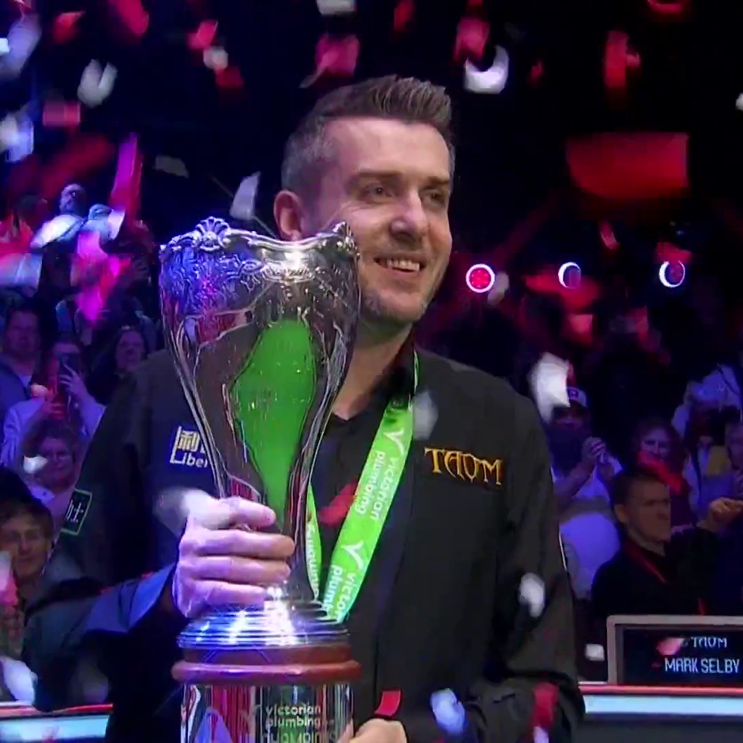 Three times the charm 😉 For the third time, Mark Selby is the UK Snooker Champion 🏆🇬🇧