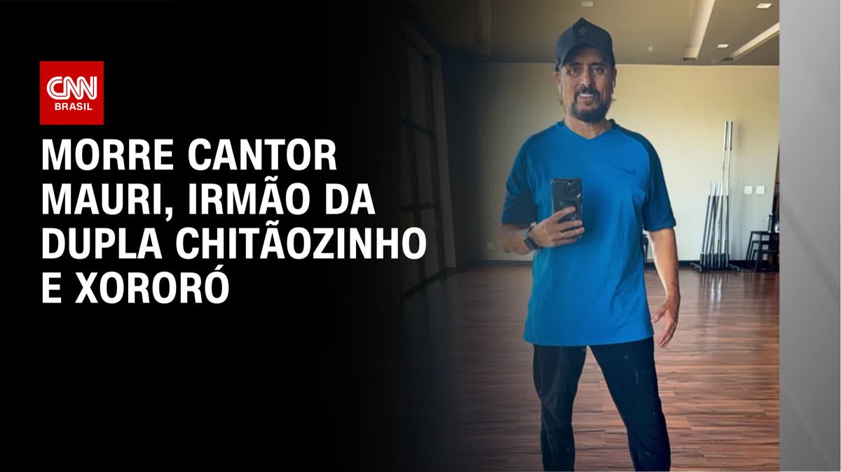 Morre cantor Mauri, irmão da dupla Chitãozinho e Xororó; assista #CNNPrimeTime