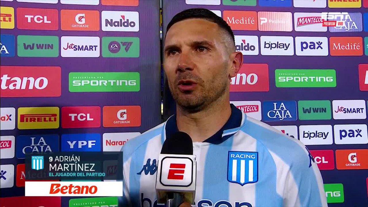 EL GOLEADOR DE LA FE: la palabra de Maravilla Martínez, el autor del golazo para el 1-0 de Racing ante Boca en La Bombonera por la semi del #TorneoClausura. 📺 ESPN Premium | Suscribite al Pack Fútbol en