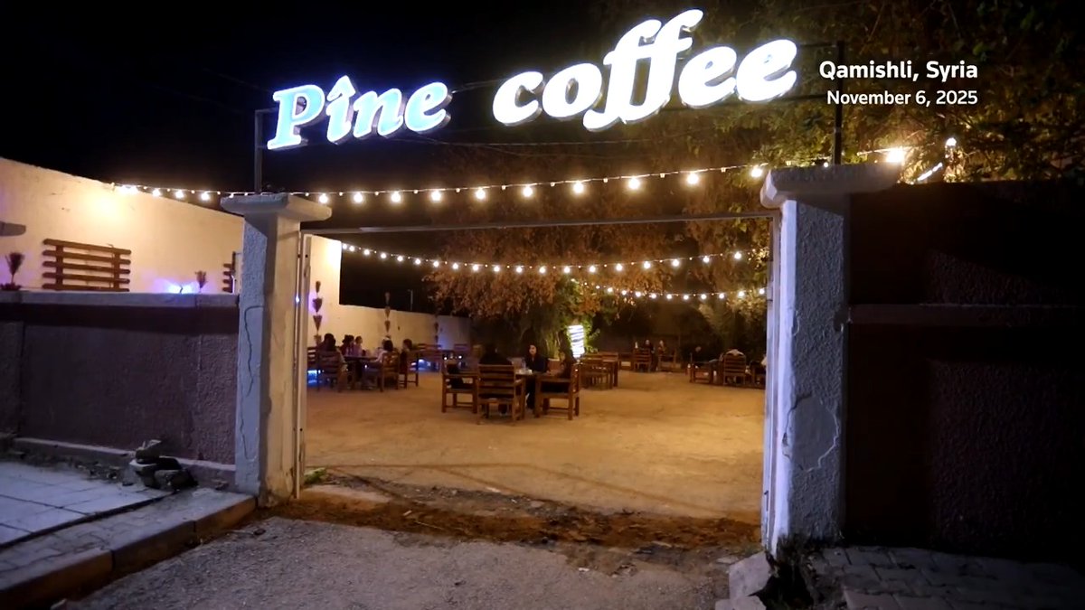 In the northeastern city of Qamishli, a former security center during ousted Syrian president Bashar al-Assad's rule, now hosts a café and theater classes