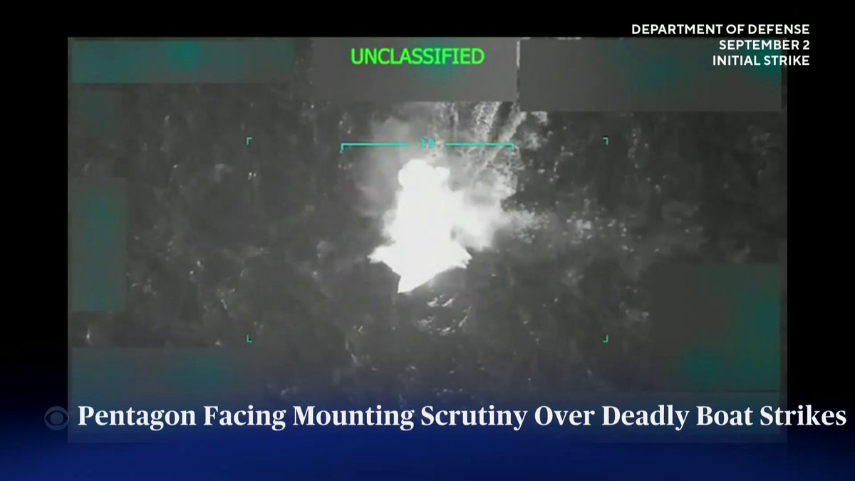 Lawmakers are demanding answers about a double strike on an alleged drug boat that killed two survivors in the Caribbean in September. Defense Sec. Pete Hegseth defended the Trump administration’s efforts to go after so-called “narco-terrorists” and said the second strike was justified.