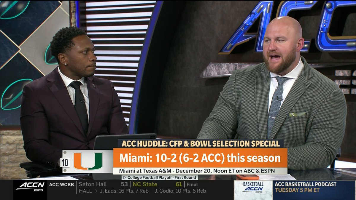 “I think this is going to be a matchup nightmare for Texas A&M.” Eric Mac Lain and Eddie Royal preview Miami's CFP matchup with Texas A&M 🍿