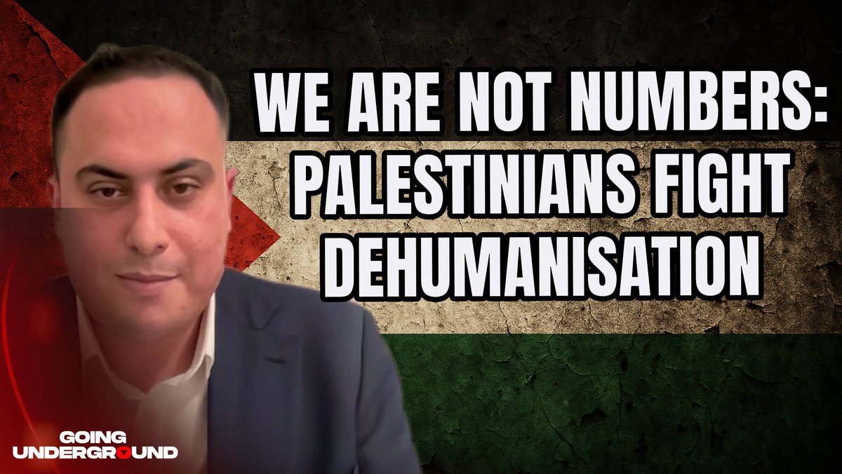 🚨NEW EPISODE OF GOING UNDERGROUND⚡️ WE ARE NOT NUMBERS: Fighting the Dehumanisation of Palestinians by Mainstream Media (Ahmed Alnaouq) How are Palestinians fighting against mainstream media dehumanisation? Who is to blame for the division of the Palestinian resistance? How can Palestinians regain agency when determining their own future? We ask all this and more on this episode of Going Underground. Ahmed Alnaouq We Are Not Numbers