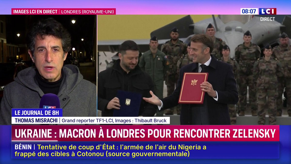 🔴 Plan de paix en Ukraine : Emmanuel Macron doit rencontrer Volodymyr Zelensky aujourd'hui à Londres ▶️ L'objectif pour les deux présidents : définir une ligne commune entre l'Europe et l'Ukraine pour les mois qui viennent