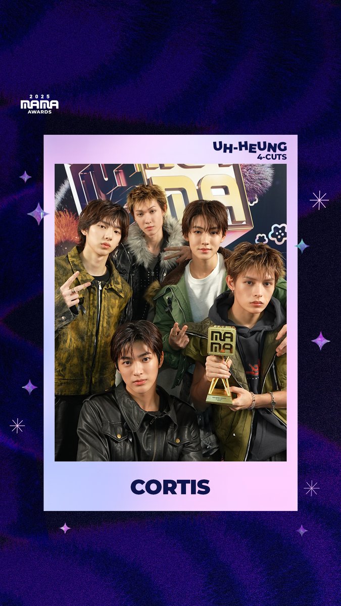 [#2025MAMA] UH-HEUNG 4-CUTS📸 CORTIS Congratulations, CORTIS! Share the glorious moment✨ 🏆 BEST NEW ARTIST HEAR MY ROAR, UH-HEUNG 2025 MAMA AWARDS #MAMAAWARDS #2025MAMAAWARDS