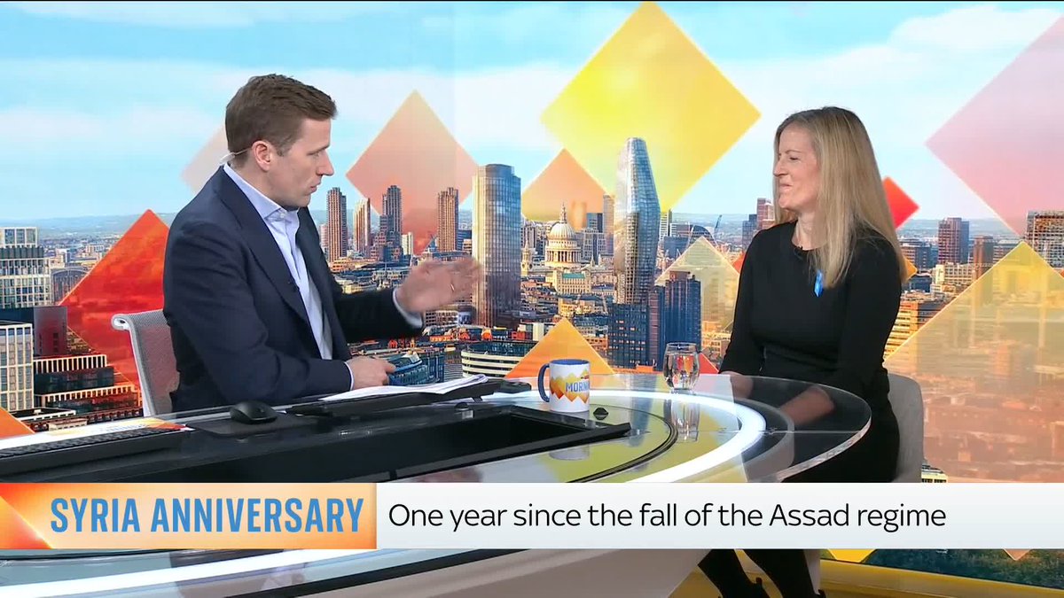 What is Syria like one year on since the fall of the Assad regime? Chief Executive of UK for UNHCR Emma Cherniavsky joins Wilfred Frost to explain ⬇️ 📺 Sky 501, Virgin 602, Freeview 233 and YouTube