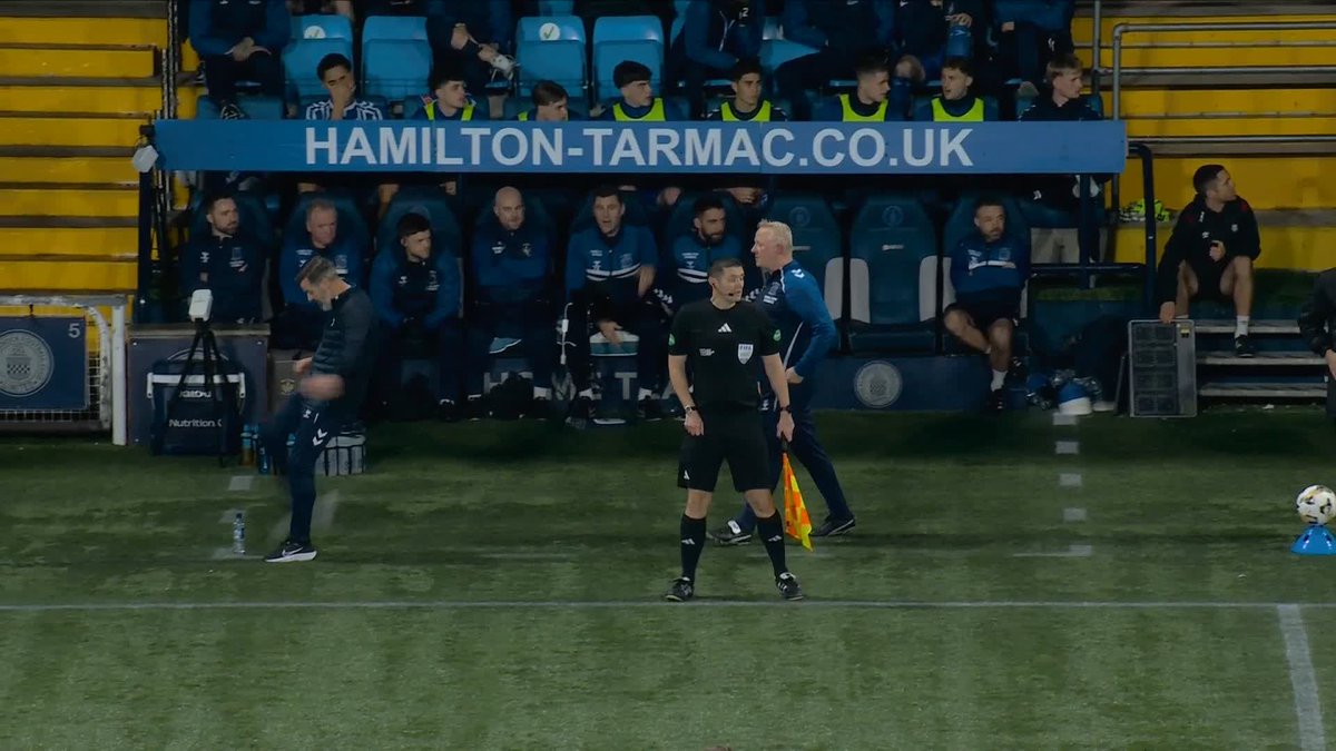 🗣️ "I know why he's kicked the bottle now!" The Ref Watch team analyse Kilmarnock's penalty claim against Rangers and the red card for boss Stuart Kettlewell ⤵️