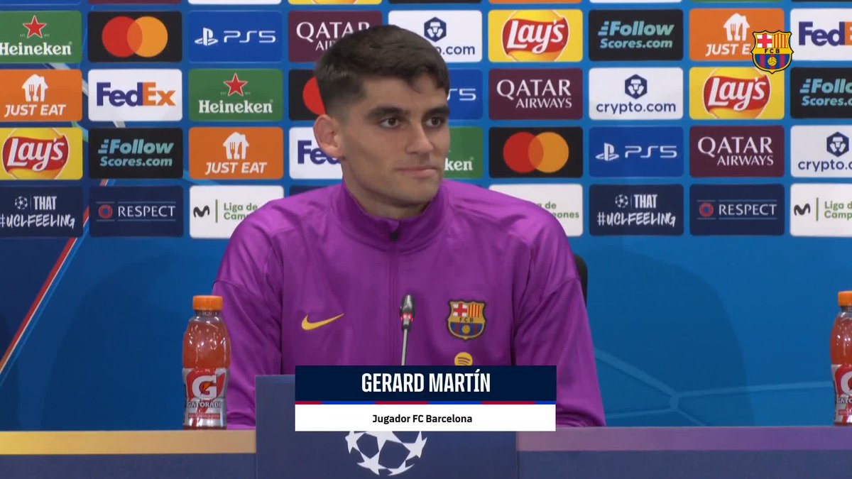 🎙️ Gerard Martín on Barça’s first UCL night at the Spotify Camp Nou