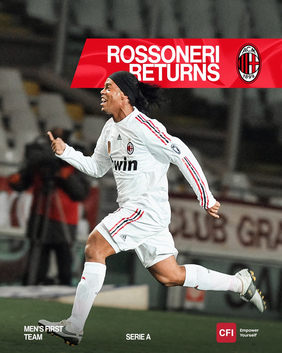 High-yield moments like Ronaldinho’s free-kick against Torino ⚽️ Brought to you by CFI Group English