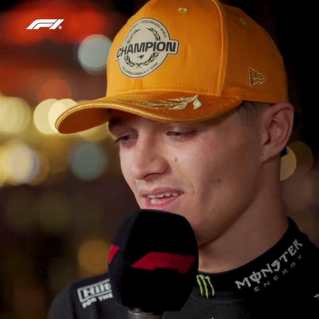 "They've both made my life hell this season" 😅 Lando Norris sat down with Lawrence Barretto after winning the Drivers' Title, speaking on his title rivals and much more! Watch in full on our YouTube channel ⏯️ #F1 #AbuDhabiGP