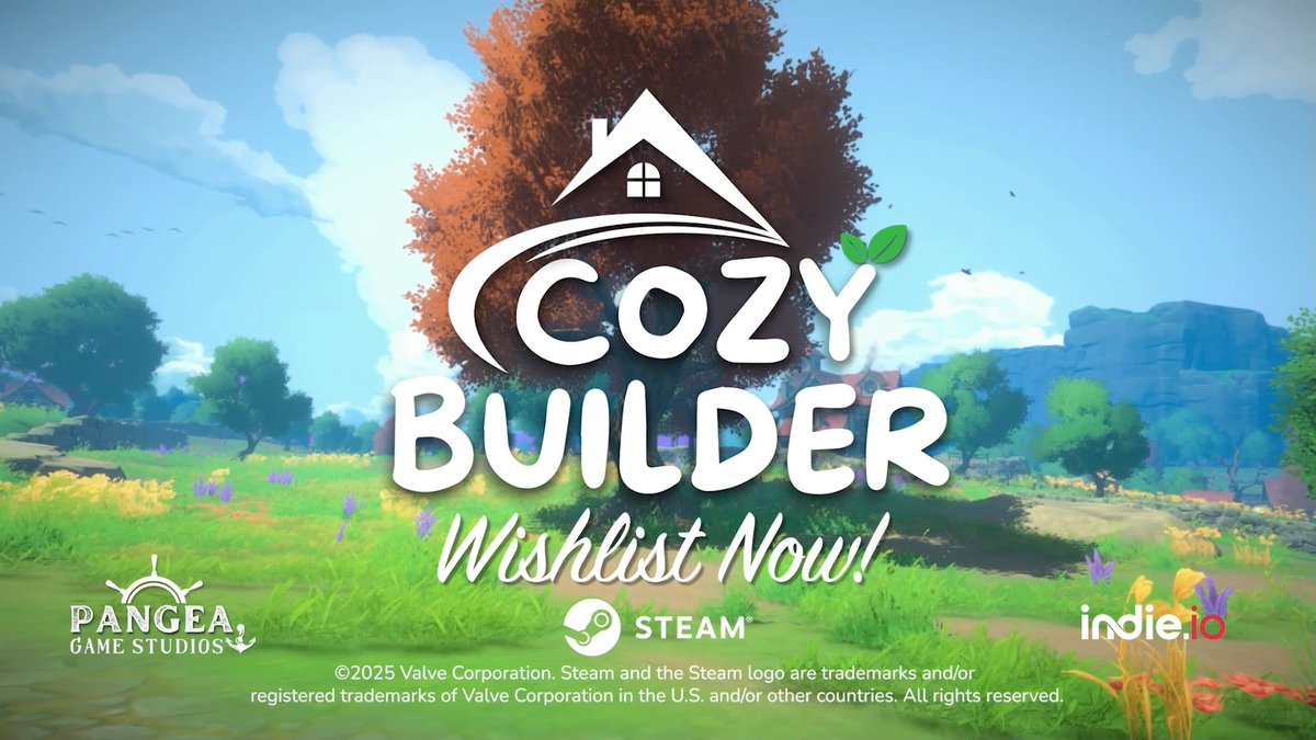 "Cozy Builder" Steam store page now available. It's a relaxing sandbox builder where you can design and live in your dream château in a sunlit vineyard valley.