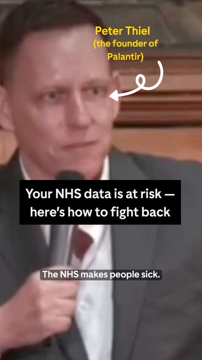The NHS is under pressure to adopt Palantir software. Its founder openly despises the NHS. You can push back: use our tool to see if your local trust is using the software, then send an email to say no to Palantir