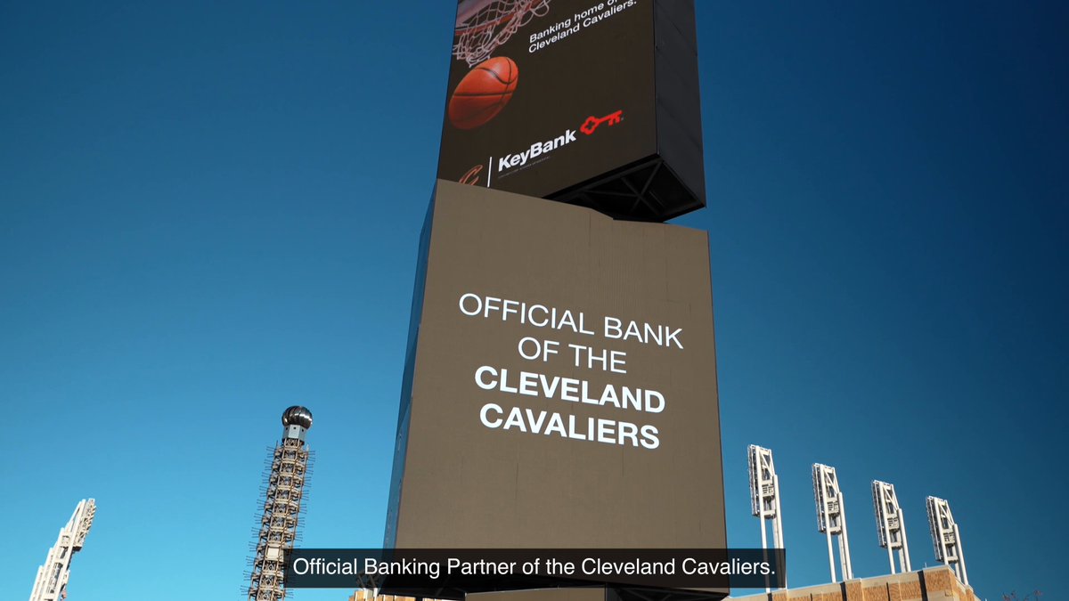 KeyBank is proud to be the Official Banking Partner of the Cleveland Cavaliers! To celebrate, we met Cleveland Cavaliers fans in the moment at the home opener with our Mobile ATMs. 🏀