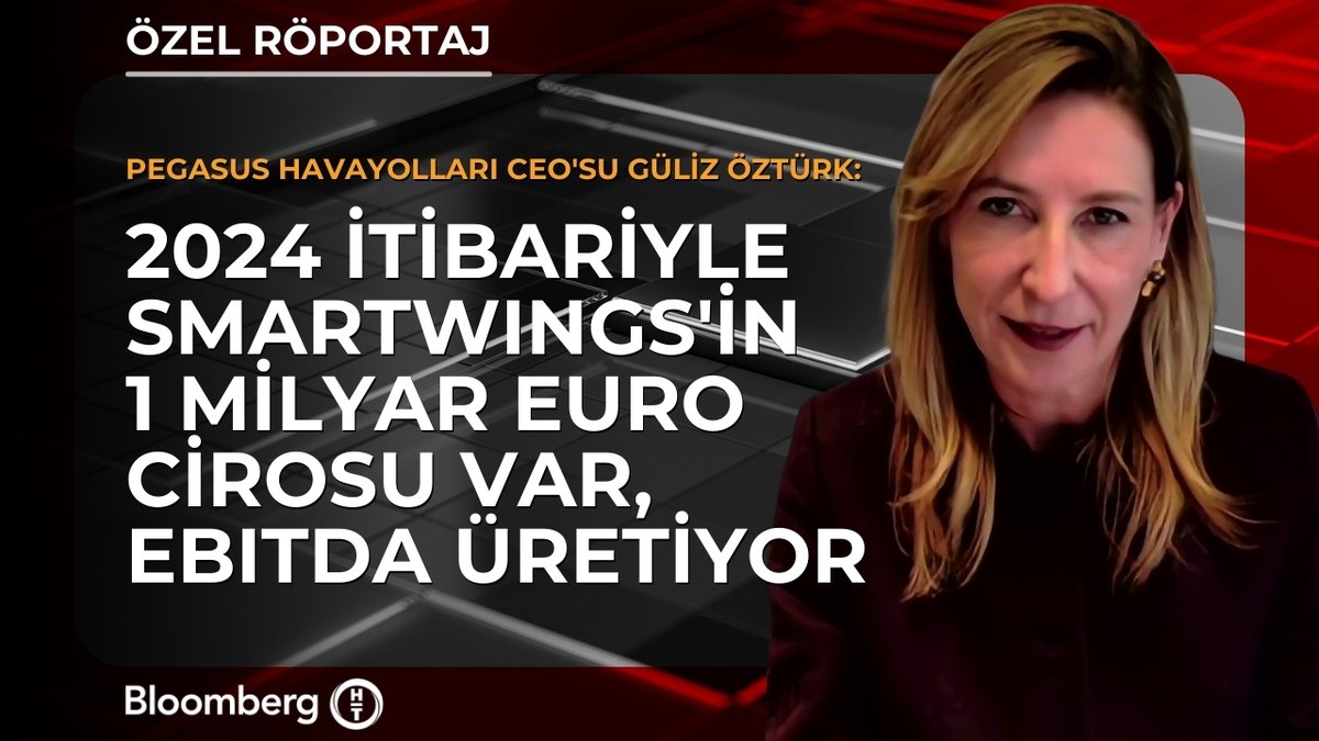 Pegasus, Çekya şirketi Smartwings Grubu'nu 154 milyon euroya devralmak için anlaştı. Pegasus Havayolları CEO'su Güliz Öztürk: 📍 2024 itibariyle şirketin 1 milyar euro cirosu var. EBITDA üretiyor. 📍 Halka açık bir şirket değil ama konsolide olacak.