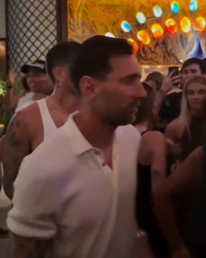 Messi não é fã do 'apita o comboio'