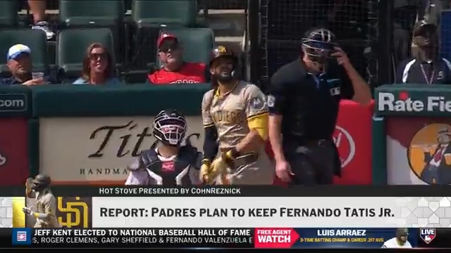 .Joel Sherman reports he “strongly” believes the Padres will NOT trade Fernando Tatis Jr. this offseason. #MLBNHotStove | CohnReznick
