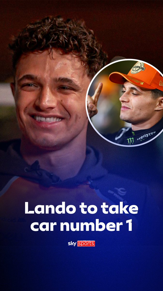It'll be LN1 for Lando next year 🏆☝️