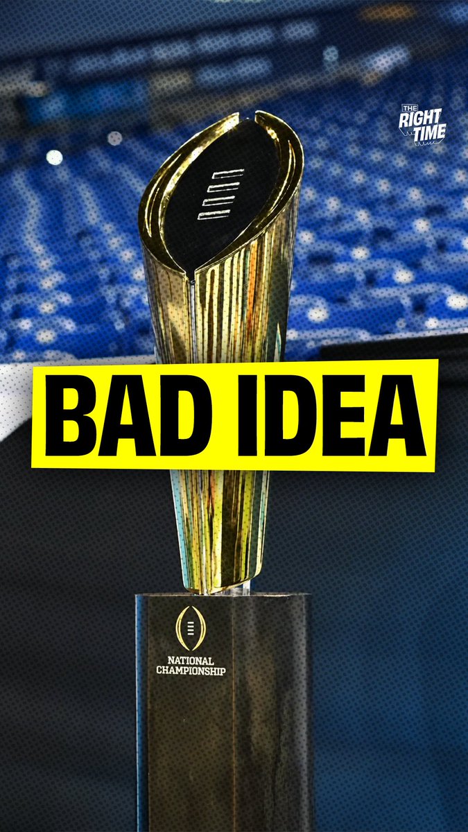Why the College Football Playoff was NEVER a good idea 💯 “College football exists for one reason: vibes.”